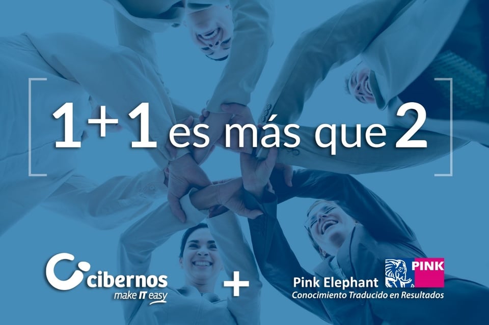 El Grupo Cibernos y Pink Elephant sellan una alianza estratégica para apoyar en la Transformación Digital a las empresas en España