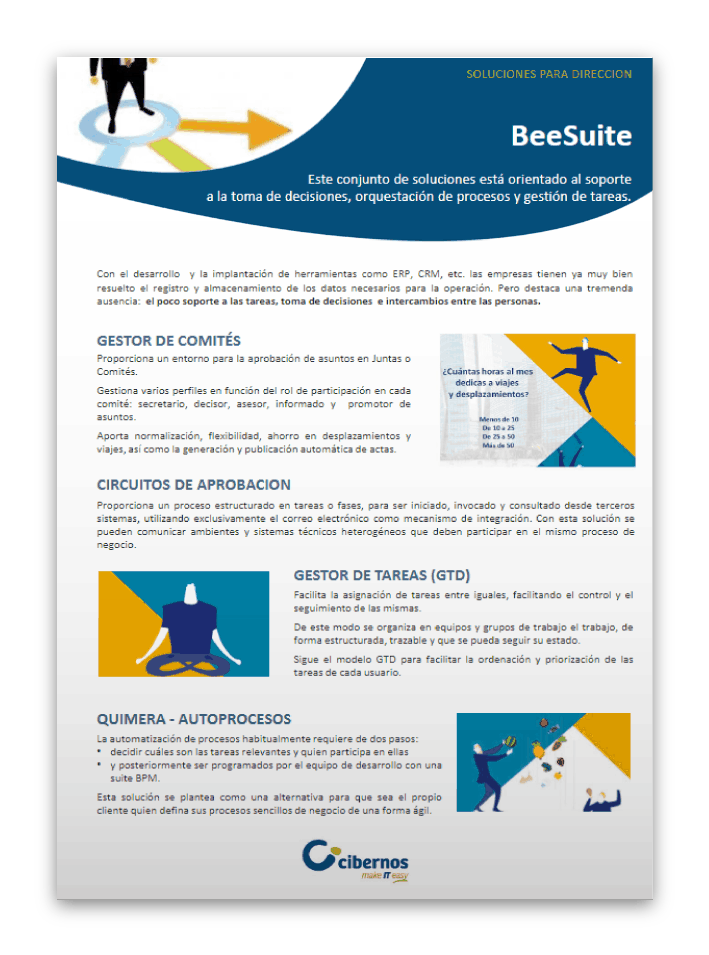 Portada: BeeSuite - Conjunto de soluciones colaborativas