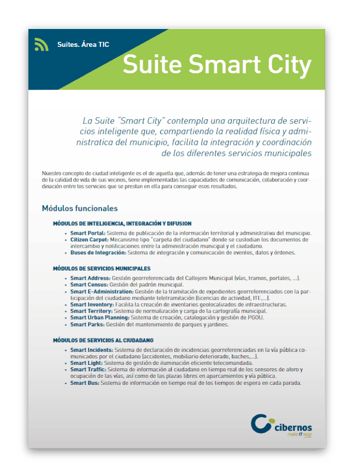 Portada: Suite SmartCity