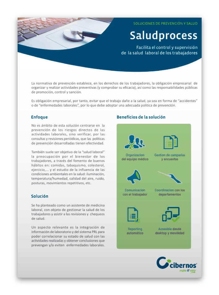 Portada: SySprocess MT - Control de la salud laboral de los trabajadores